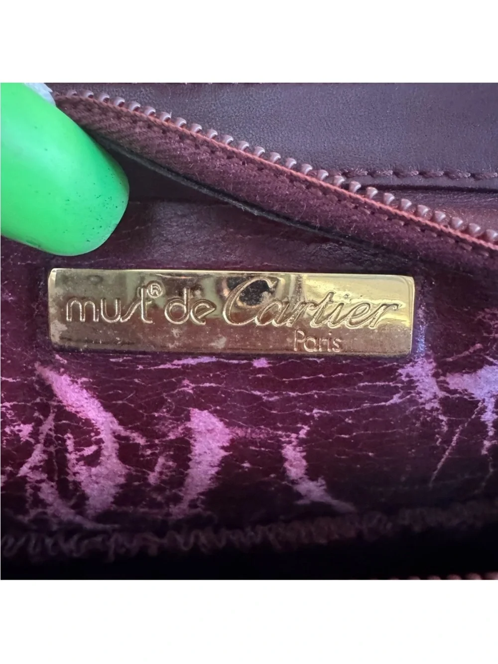Cartier authentic clutch